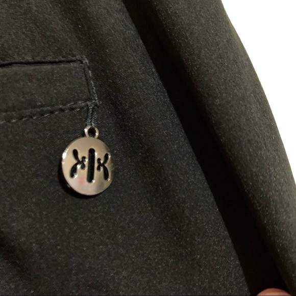 Kyodan Soft Stretchy Athletic Active Wear Mesh Black Leggings. Size XS - Picture 6 of 13